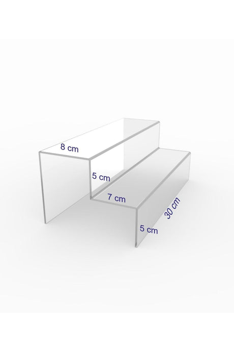 Plexi Transparent Stair Display Stand 30 Cm - Swordslife