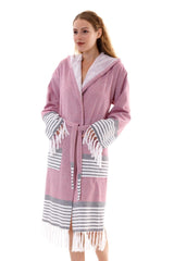 Large Size 100% Cotton Bathrobe (3xl-4xl) - Swordslife