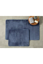 Poffy 2 Badezimmer Mat Set 60x100 - 50x60 Cm Marine - Swordslife