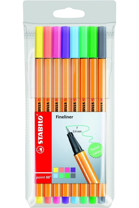 Point 88 Pastel Colors Set of 8 N:888-01 /
