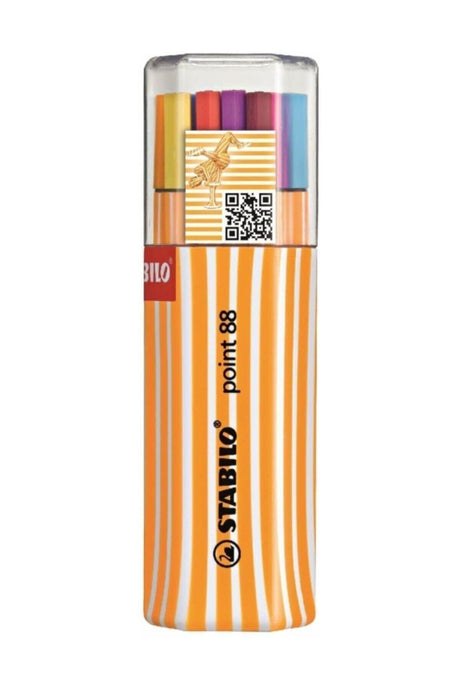 Point 88 Twin Pack Felt Pen Set 20 Colors