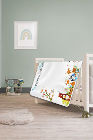 Polar Baby Memory Blanket 150x100cm , Newborn Girl Boy Soft Monthly Photo Shooting Blanket - Swordslife