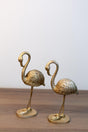 Polyester 2-Pack Gold Flamingo Decorative Souvenir Trinket - Swordslife