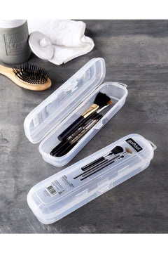 Portable makeup storage box with BPA-free lining