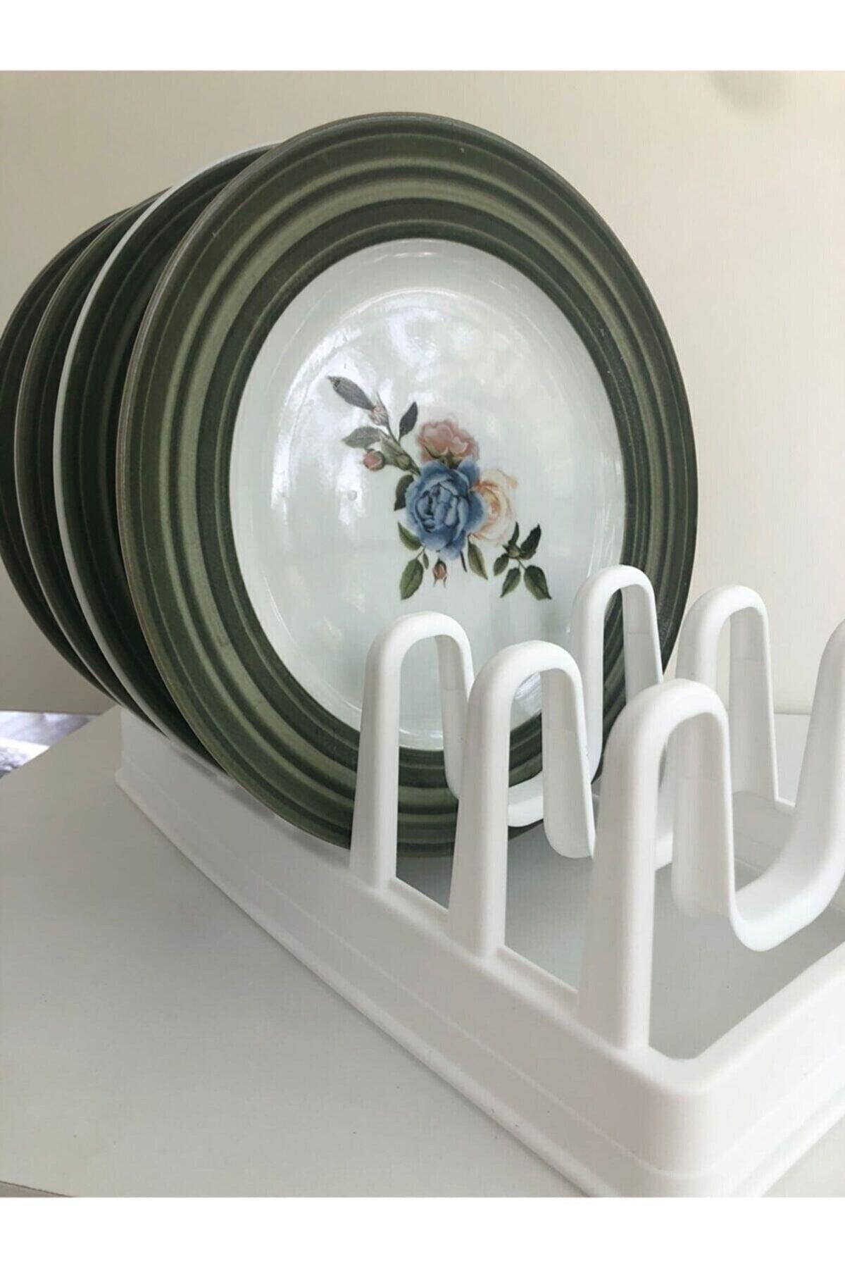 Pot Lid Organizer 6 Compartment Pot Lid Rack Pot Plate Lid Organizer - Swordslife