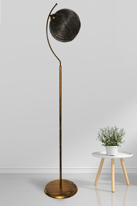 Povimento Floor Lamp Black Gilding Lmbd-62 - Swordslife