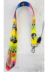 The Powerpuff Girls Themed Neck Strap Rope And