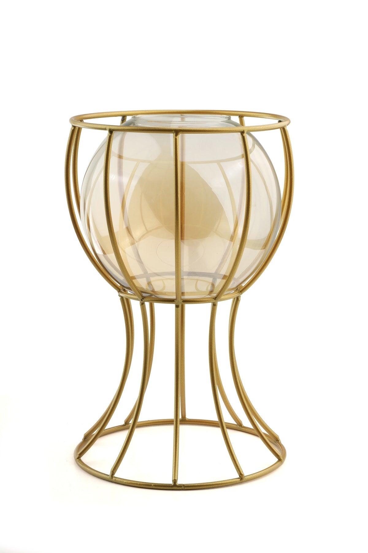 Prague Vase Gold Honey Glass - Swordslife