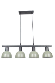 Prague Special Design Cafe Kitchen Dining Table Top Metal Row Green Color 4 Pcs Chandelier - Swordslife