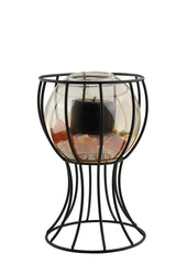 Prague Vase Black Honey Glass - Swordslife