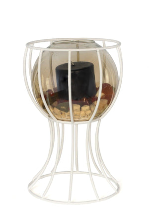 Prague Vase White Honey Glass - Swordslife
