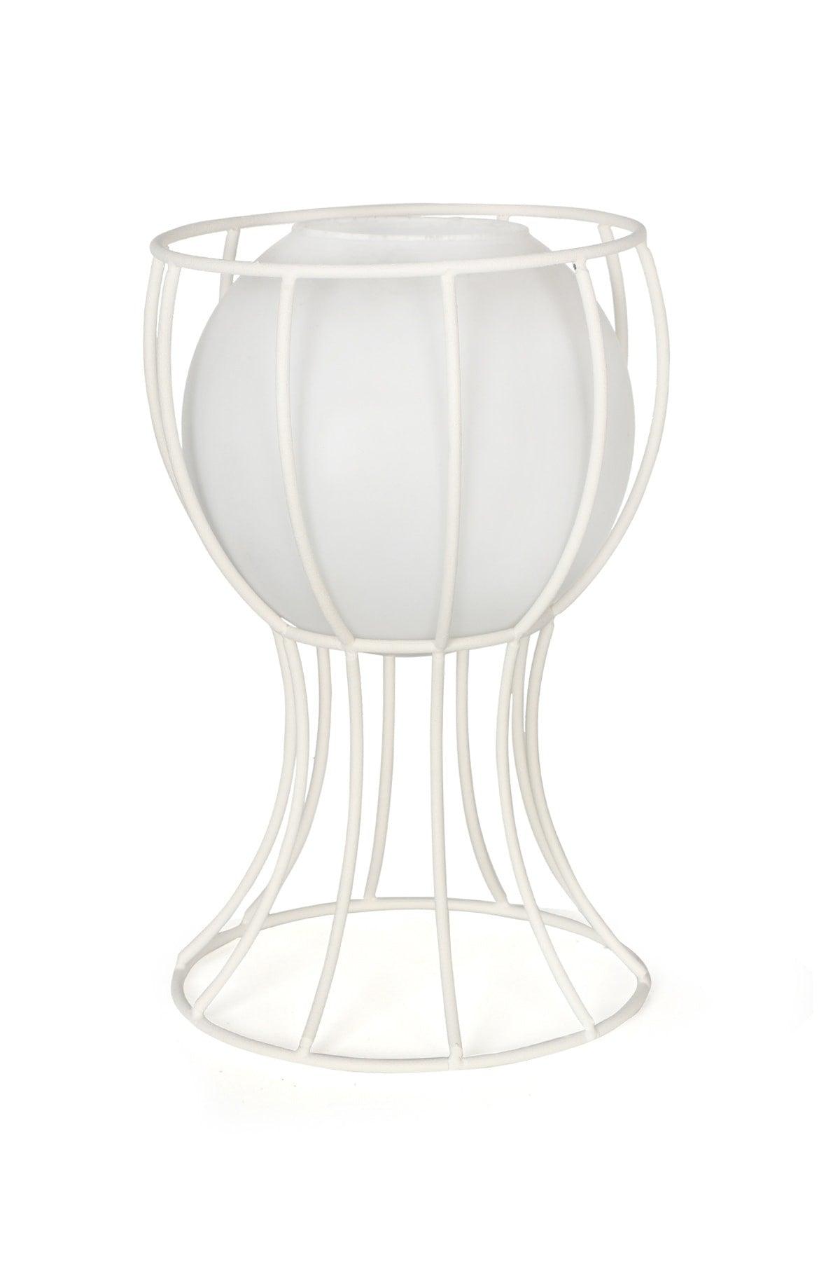 Prague Vase White White Glass - Swordslife