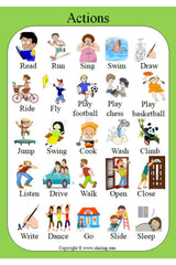 Preschool - Elementary School English Poster Set - Swordslife