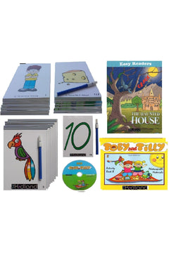 Preschool Picture 208 Piece Card + Interactive English Dvd + Activity Painting English Story Set