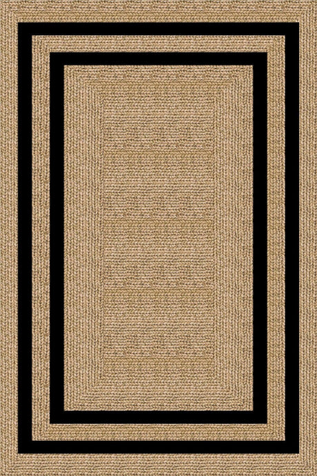 Premium Collar Velvet Stain Resistant Fabric Straw Look Washable Table Cloth Mso187 - Swordslife