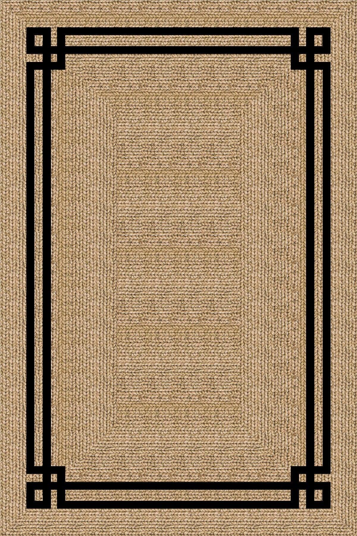 Premium Collar Velvet Washable Stain Resistant Fabric Straw Look Table Cloth Mso181 - Swordslife