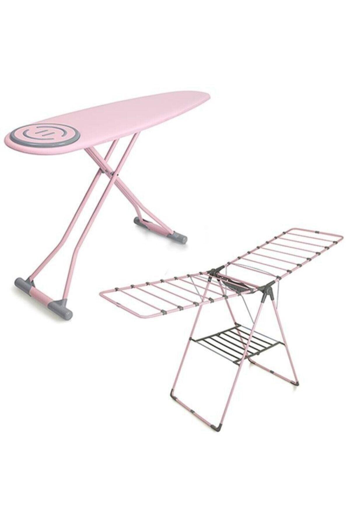 Premium Ironing Board - Latch Basket Dryer-pink Set - Swordslife