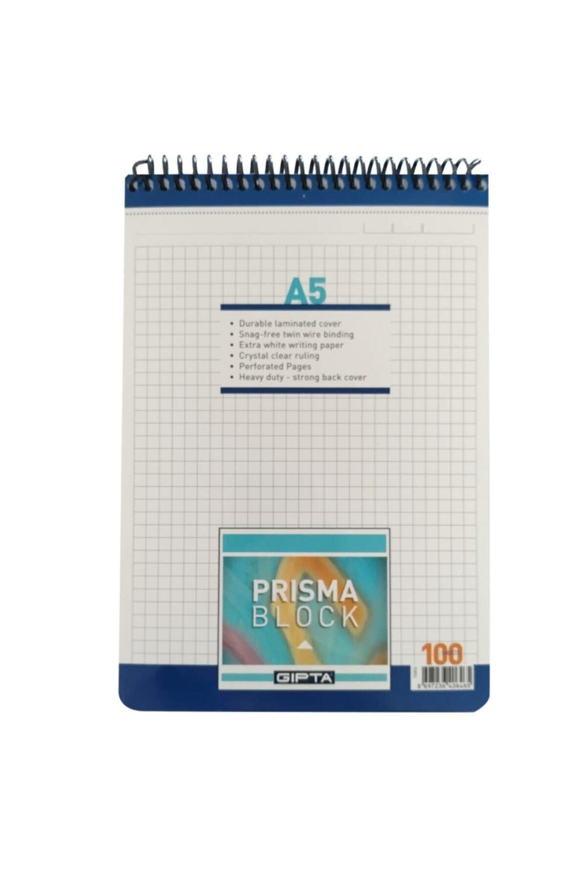Prisma Block Cardboard Cover Notepad A5 100 Yp.