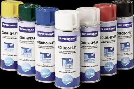 PROMAT paint spray 400ml deep black RAL9005 glossy - Swordslife