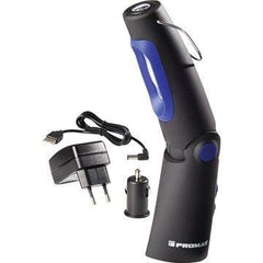 Foldable LED work light with magnetic base and 30-hour runtime