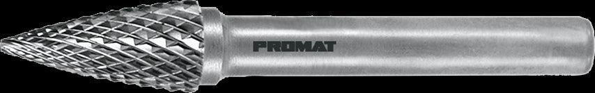 PROMAT milling pin - pointed arch shape SPG D.12mm shank-D.6mm HM Verz.Kreuz PROMAT - Swordslife