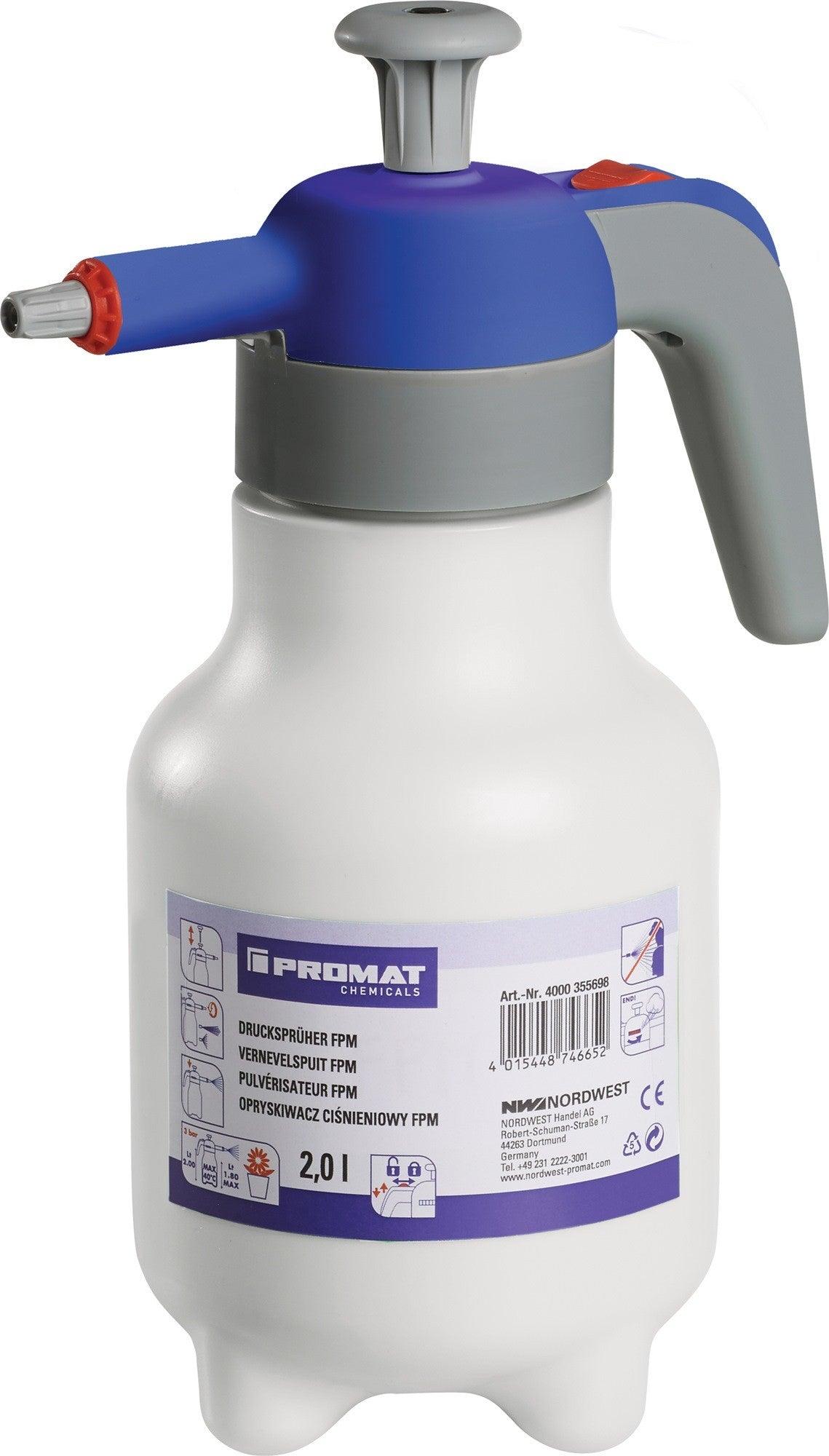 PROMAT Pressure Sprayer 2l - FPM Viton Gasket - Swordslife