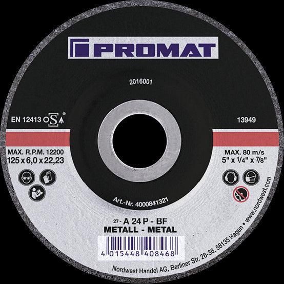 PROMAT roughing disc - Metal l D.180x8,0mm is required. 22.23mm - Swordslife