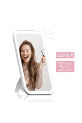 Psc20 Rechargeable Led Lighted Makeup Mirror White - Swordslife