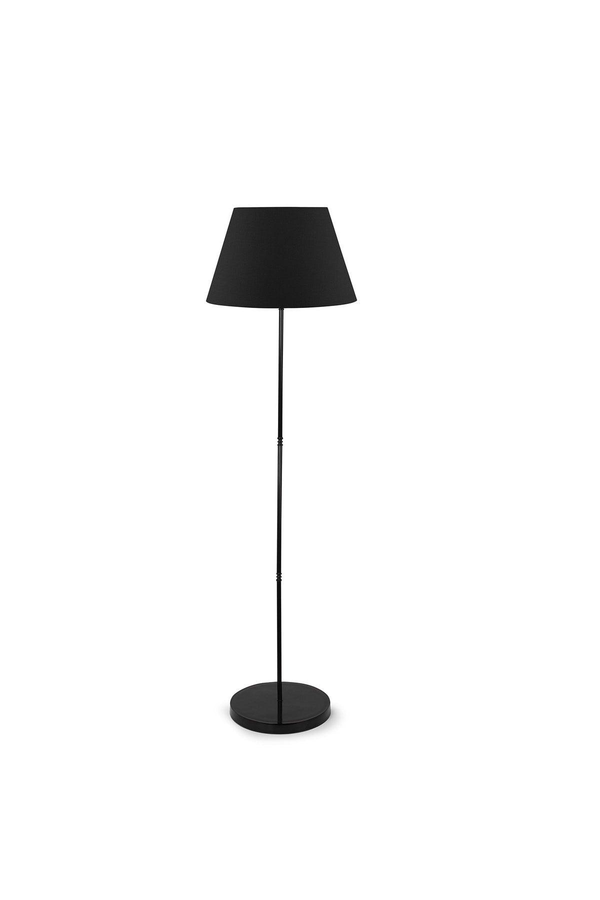 Pu Metal Leg Floor Lamp Black Aag-2046 - Swordslife