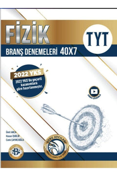 TYT physics practice book with 40 focused branch trials