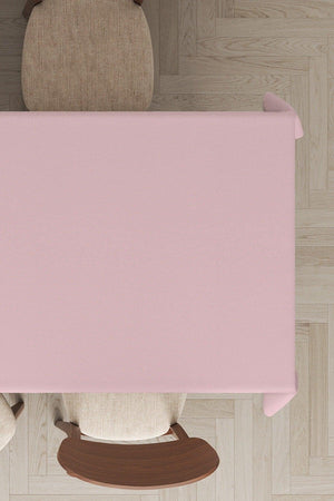 Powder Plain Table Cloth Thai Feather Velvet Stain Resistant Washable Woven Fabric Plain Solid Color Mso006 - Swordslife