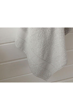 Gray 100% cotton bath towel 100 x 150 cm