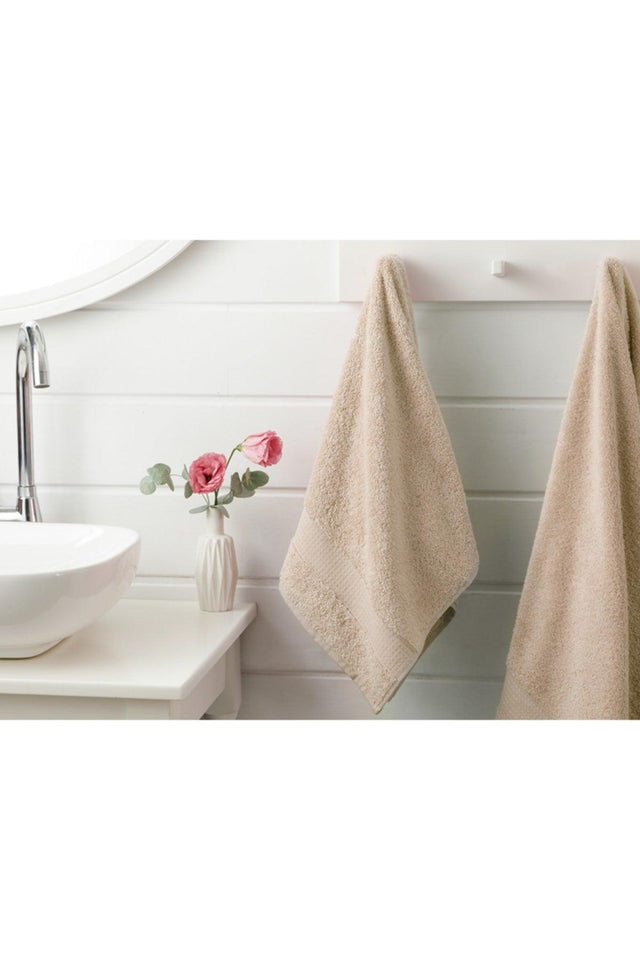 Pure Basic Face Towel 50x90 Cm Light Brown - Swordslife