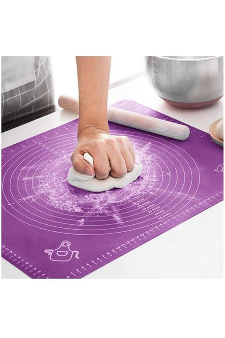 Purple Silicone Metered Multi-Purpose Dough Mat /