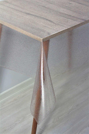 Pvc Transparent Silvery Erasable Table Cloth 005 - Swordslife