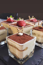 Quadratische Magnolia Eiscreme Set mit Glas 6 - Jumbo Schlagwörter - Swordslife