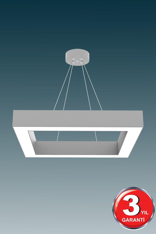 Quattro (Grey Case, White Light) Led Modern Led Chandelier - Swordslife