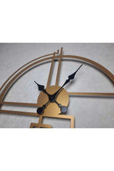 Querencia Metal Gold - Gold Wall Clock 1.5 Mm Thickness 60x60 Cm - Swordslife