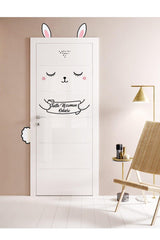 Bunny Door Sticker - Sweet Girl's Room - Swordslife