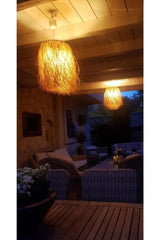 Raffia Mesh Design Chandelier M036 - Swordslife