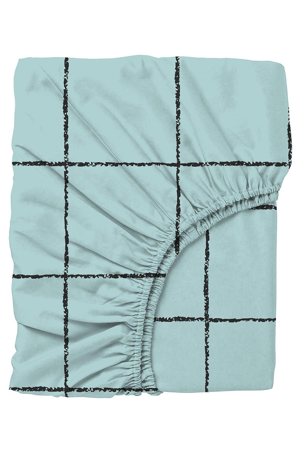 Ranforce Single Duvet Cover Set Modern Mint - Swordslife