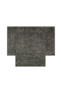 Raya Damask Natural Cotton Double Bath Mat 60x100+50x60 - Khaki - Swordslife