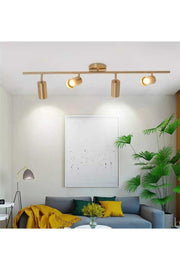 Rayline Tumbled White Led 4 Row Rail Spot Lighting Chandelier - Swordslife
