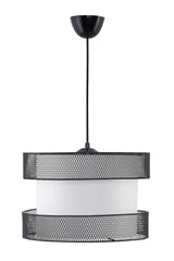 Recontrer Chandelier Black White Mdrn-45