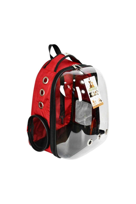 Red Astronaut Cat Dog Carrying Bag