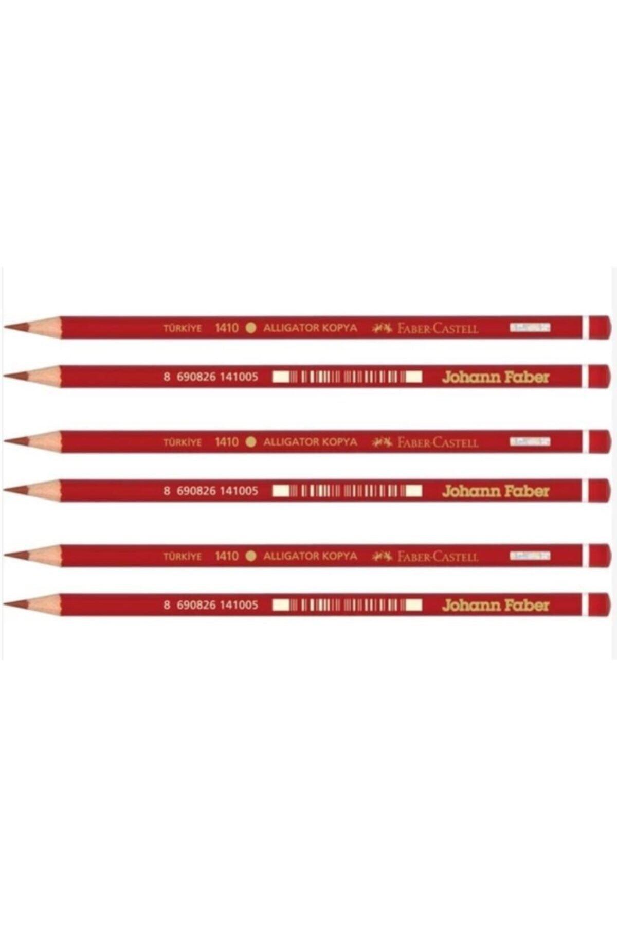 Red Copy Pencil (6 Pieces)