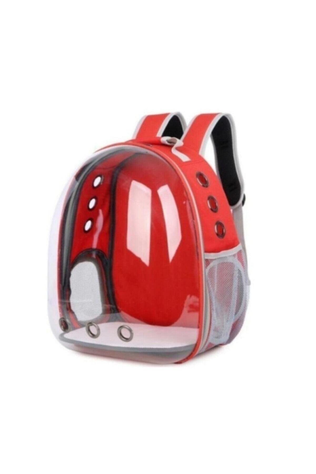 Red Transparent Astronaut Cat Dog Transport