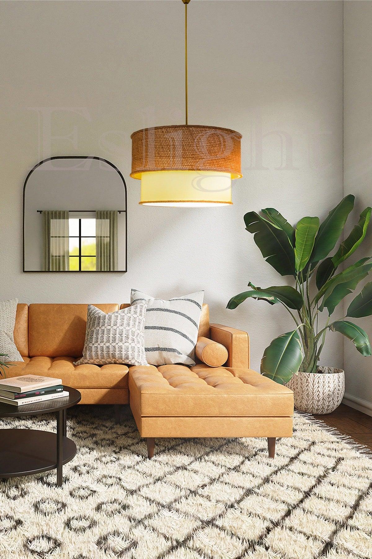 Redro Straw Single Pendant Lamp Chandelier Eh02 - Swordslife