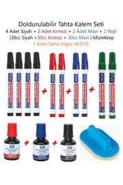 Refillable Whiteboard Pen Set - 14