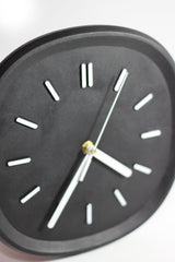 Colorful Design Square Concrete Wall Clock | Black 26 cm - Swordslife